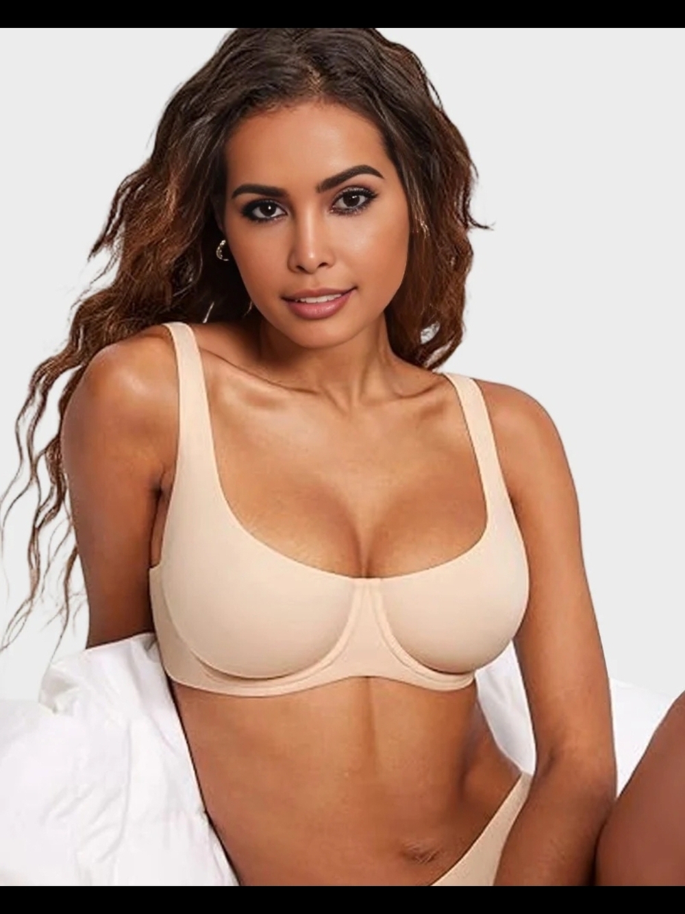 Everyday Seamless Underwire Support Bra - Nude 34A New